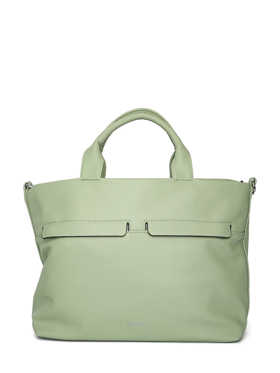 Зеленая сумка-шоппер